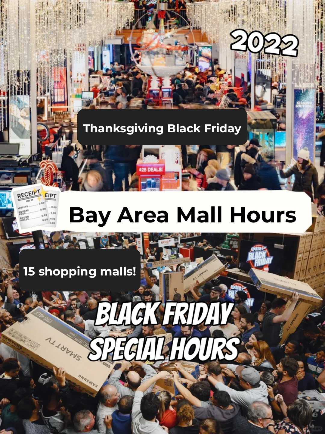 Must-See Black Friday Shopping Guide! 15 Bay Area Mall Hours