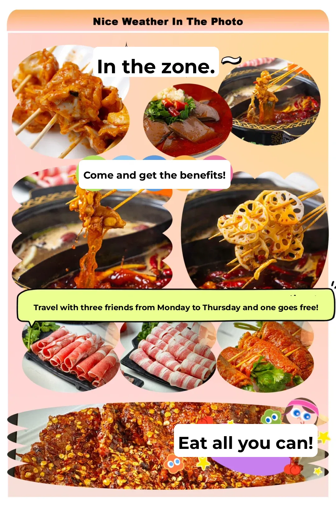 "Four's a Party, One Goes Free!"