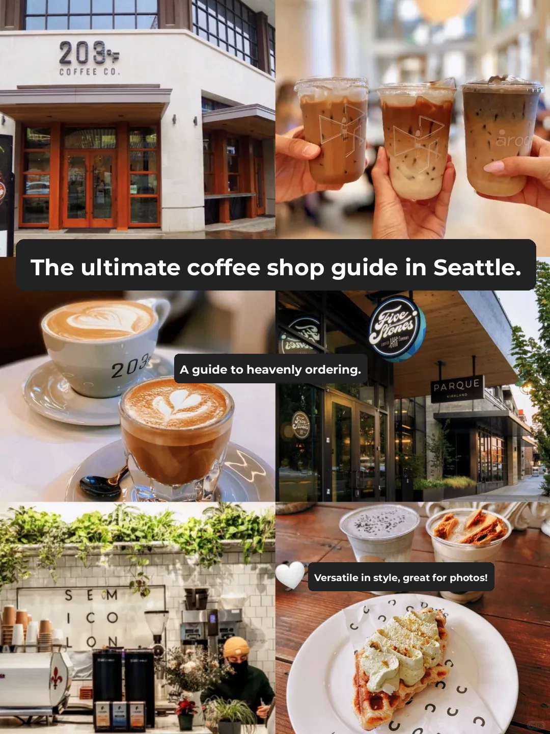 Seattle's Ultimate Coffee Shop Guide | Featuring Must-Try Order Tips
