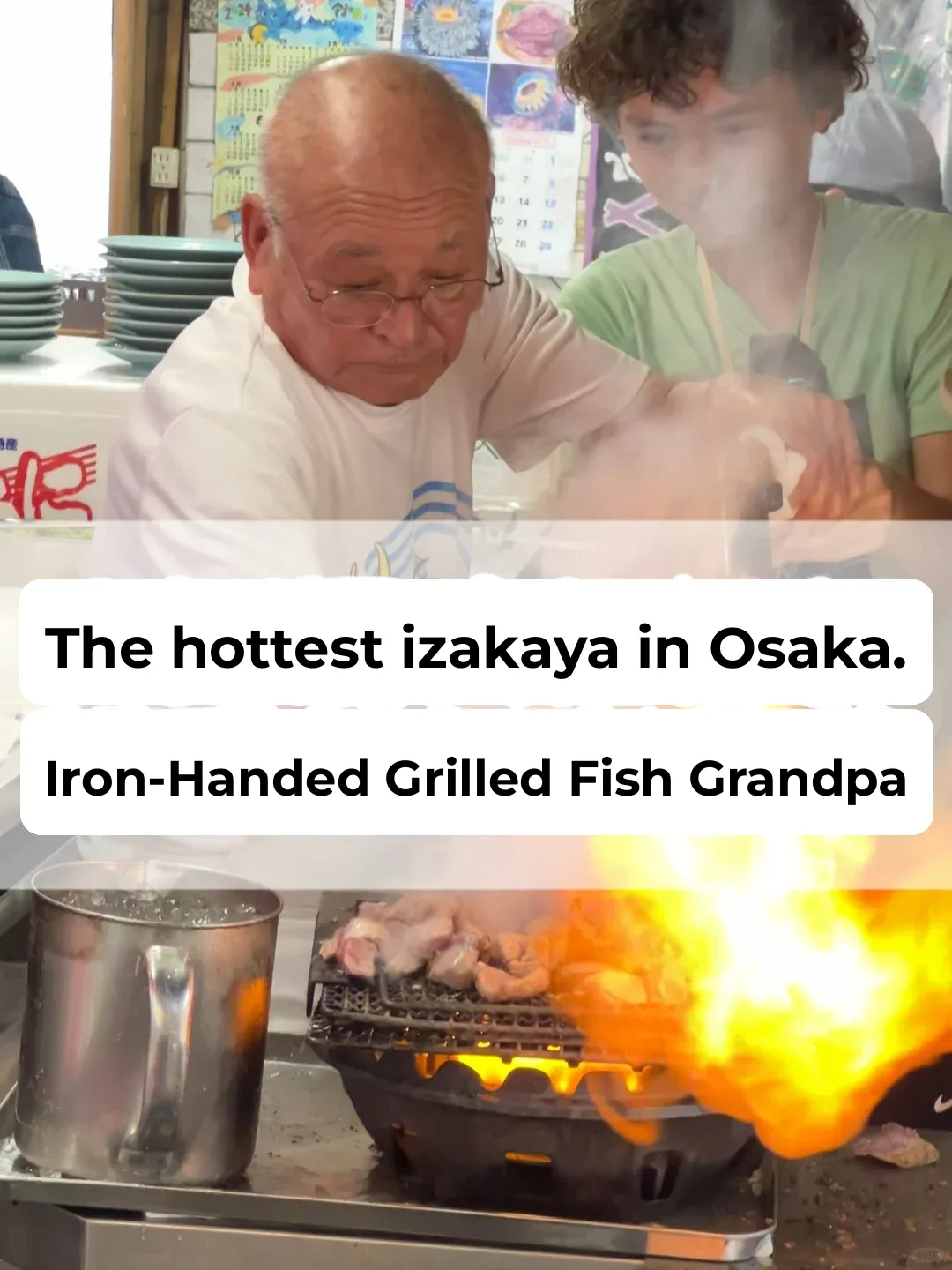 Osaka's Hottest "Iron Hand Grandpa" Izakaya