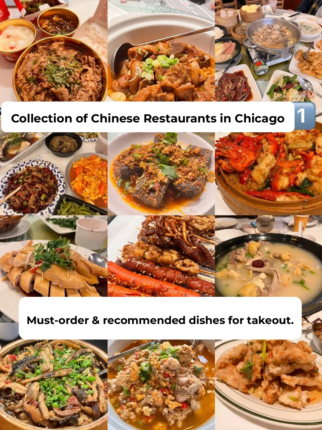 Must-Try Chinese Restaurants in Chicago 1️⃣ (Recommended Dishes + Takeout Essentials)