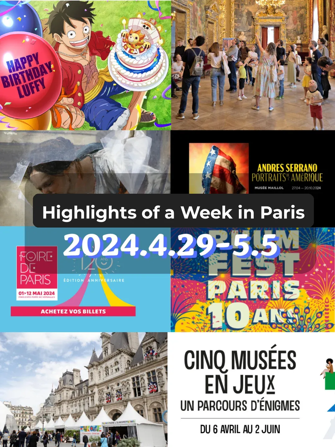 Week of April 29 - May 5: Top Paris Events & Activities