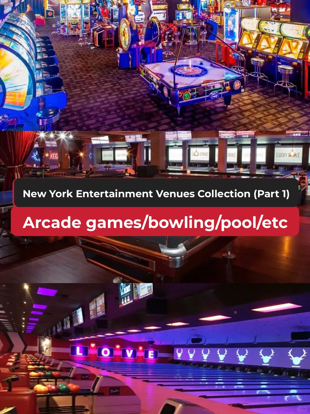 NYC Entertainment Hotspots 🎳🏓🎱🎯 Roundup (Part 1)