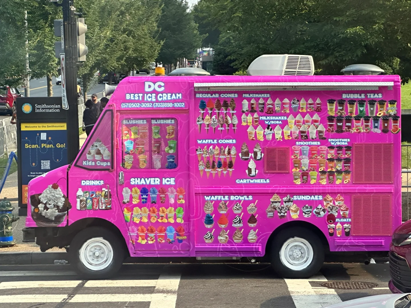 The Little Carts Along Washington DC Streets...