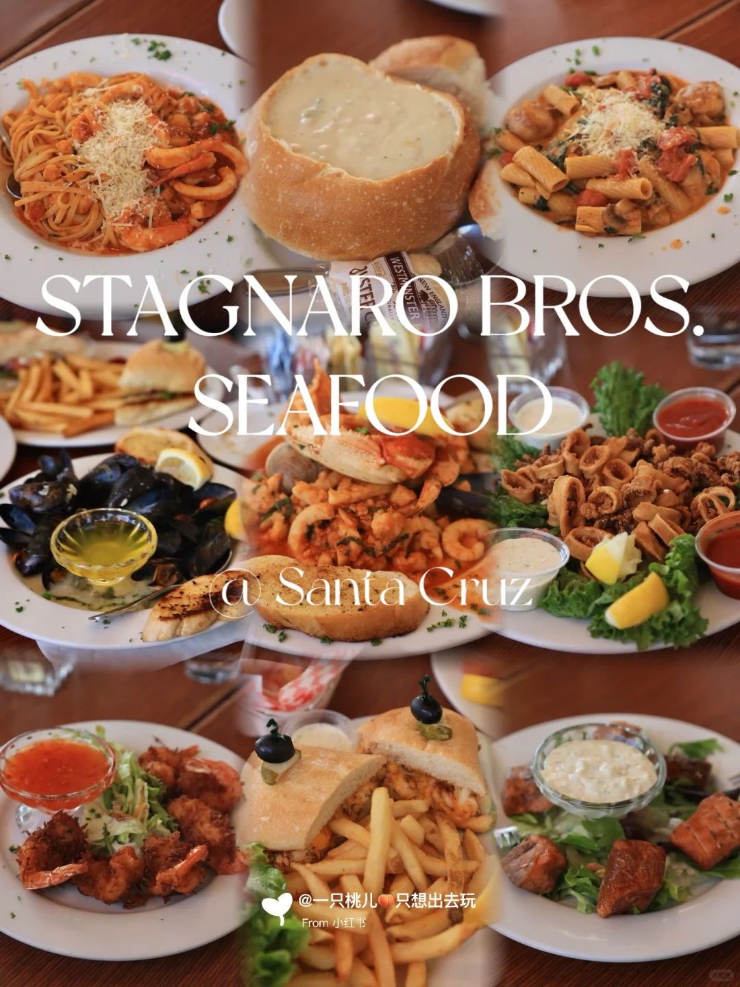 How can you go to Santa Cruz without hitting the beach for some seafood? 🦞🦀🦐