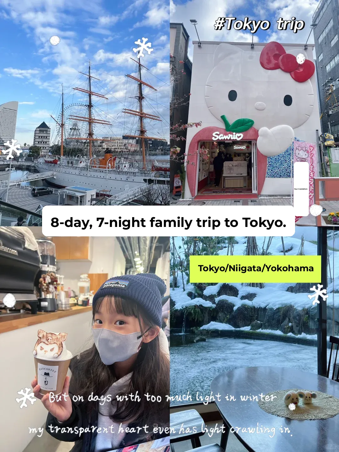Tokyo Trip - Skiing, Hot Springs, and City Stroll