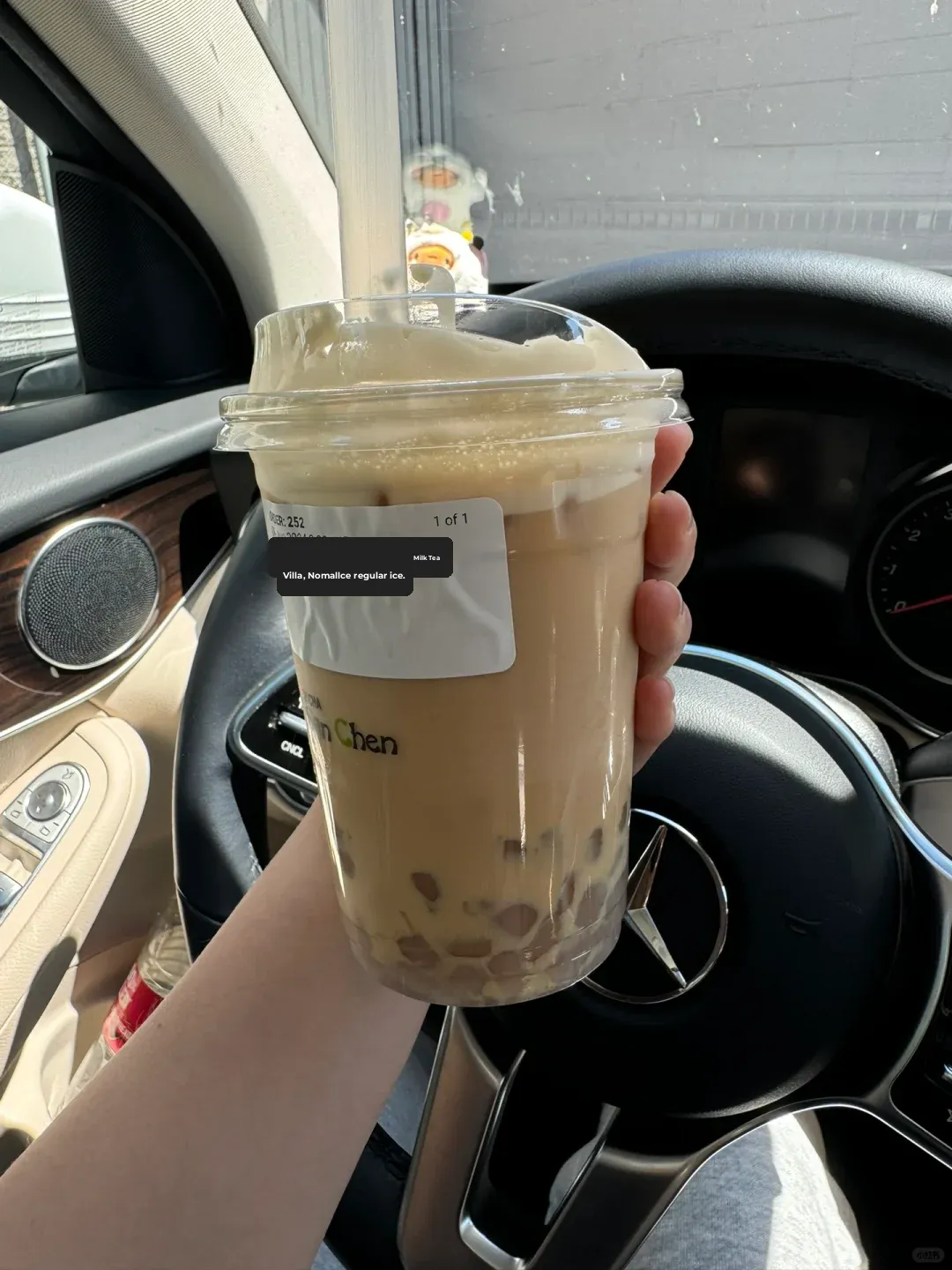 Nine bucks for a cup of milk tea? That's a bit steep, isn't it?