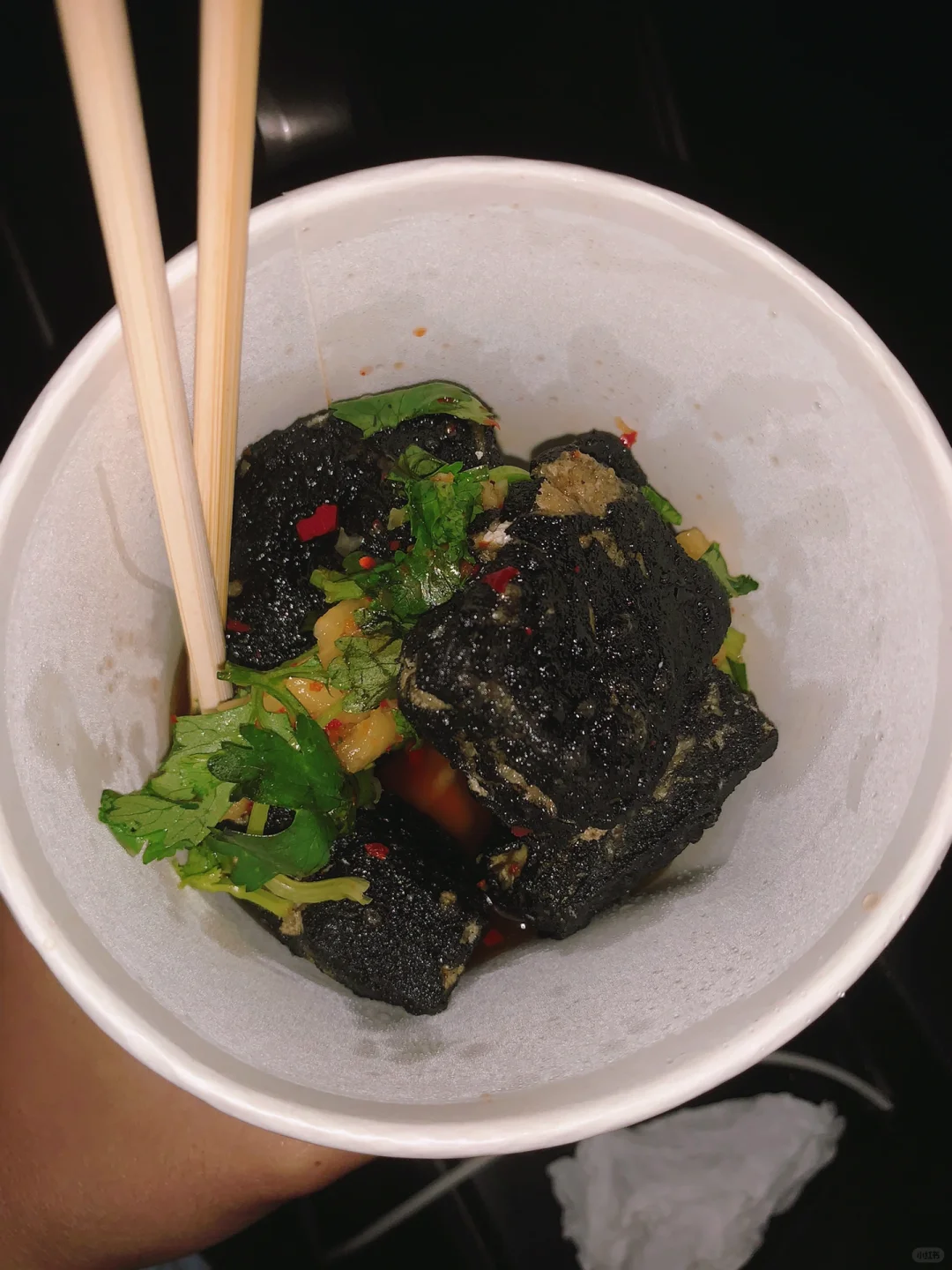"Queuing Up for Stinky Tofu and Fried Skewers in New York's Eighth Avenue Chinatown"