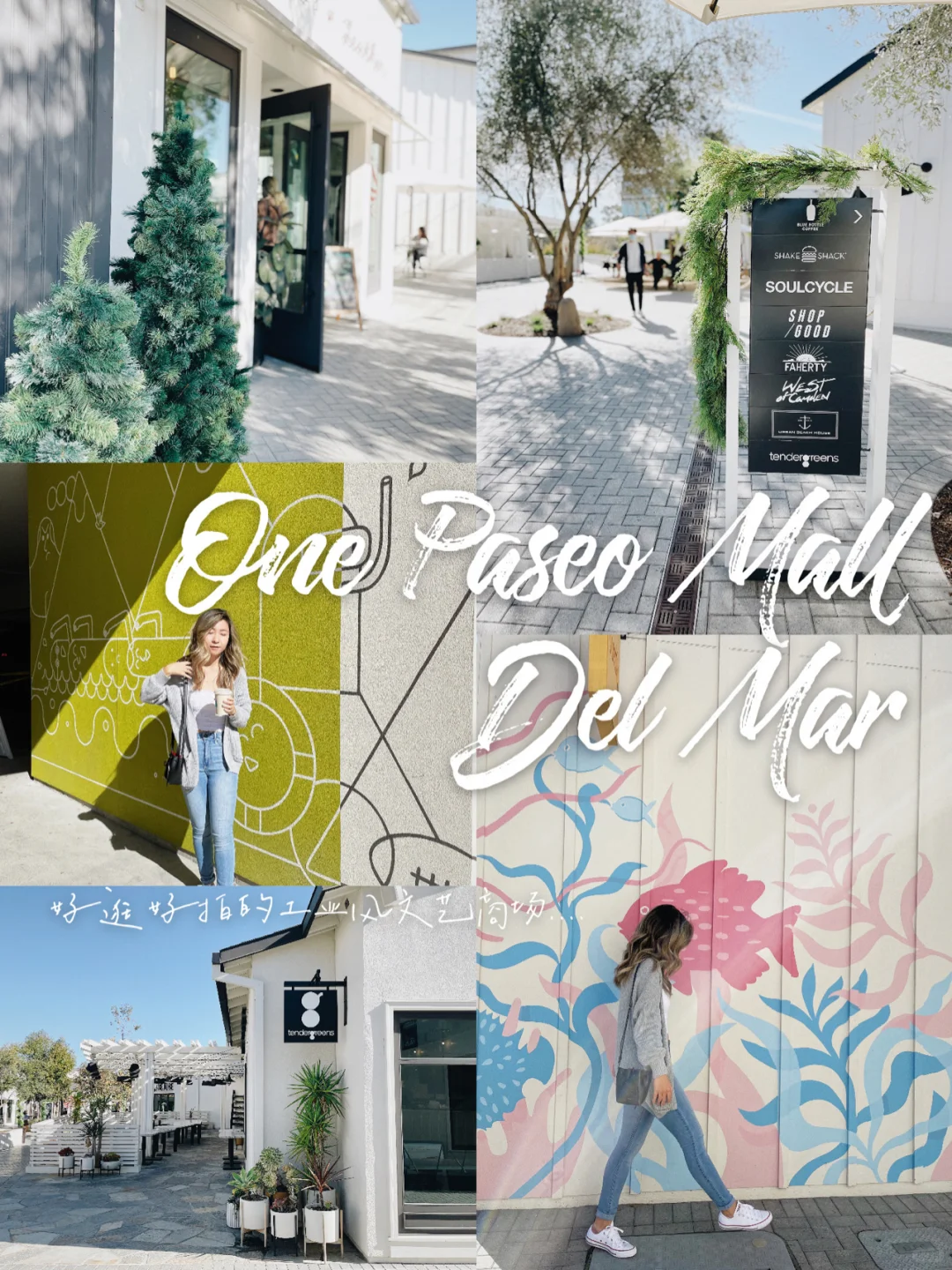 🇺🇸San Diego | The Hidden Artsy Mall in Del Mar Perfect for Instagram Shots🎈