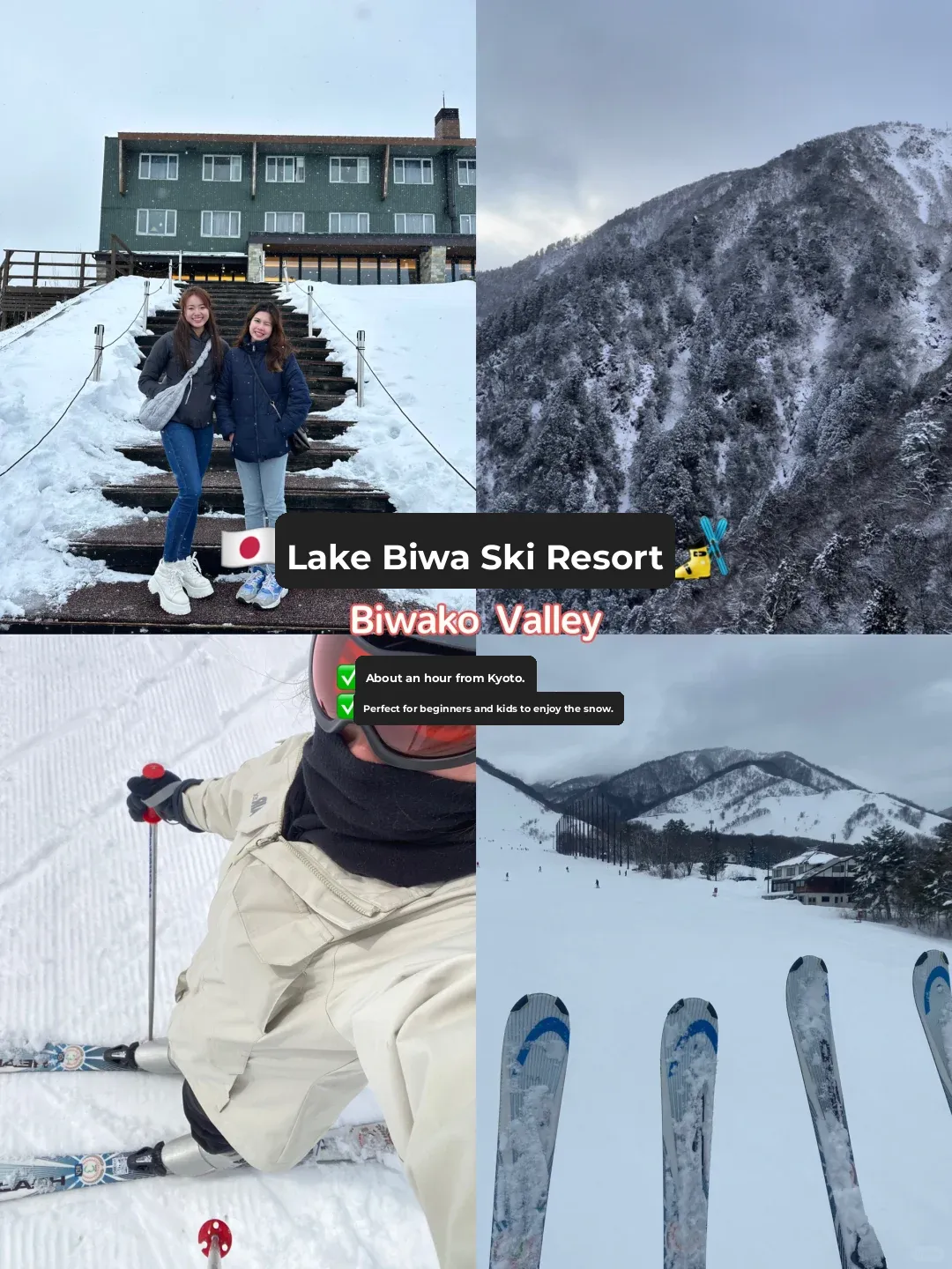 🇯🇵 Skiing & Snow Play in Kyoto 🎿｜Biwako Ski Guide