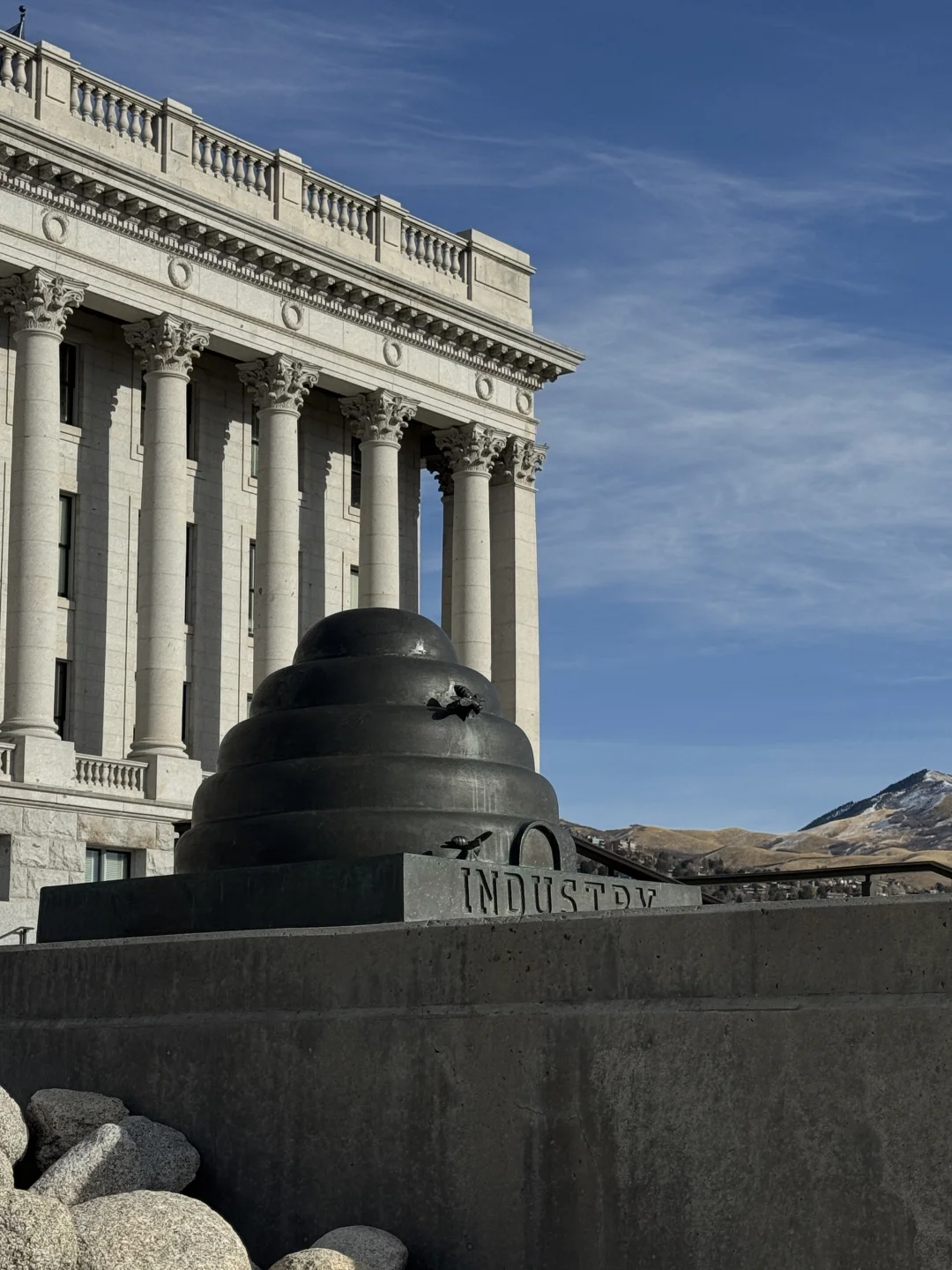 What? Two Giant Cow Dung Sculptures in Front of Salt Lake City Hall?!