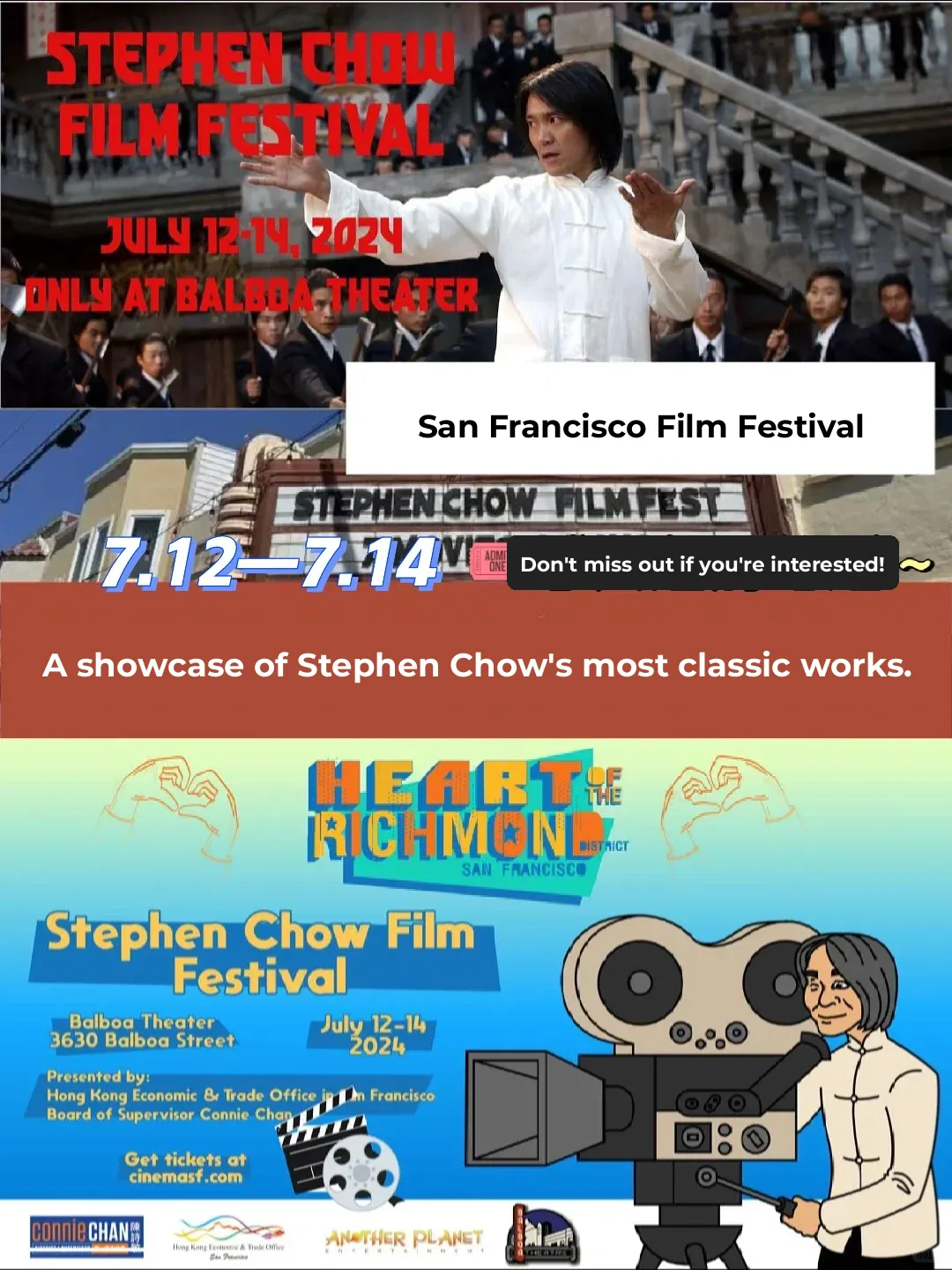 Relive Stephen Chow's Classics! The Must-See Film Festival in the Bay Area This Week