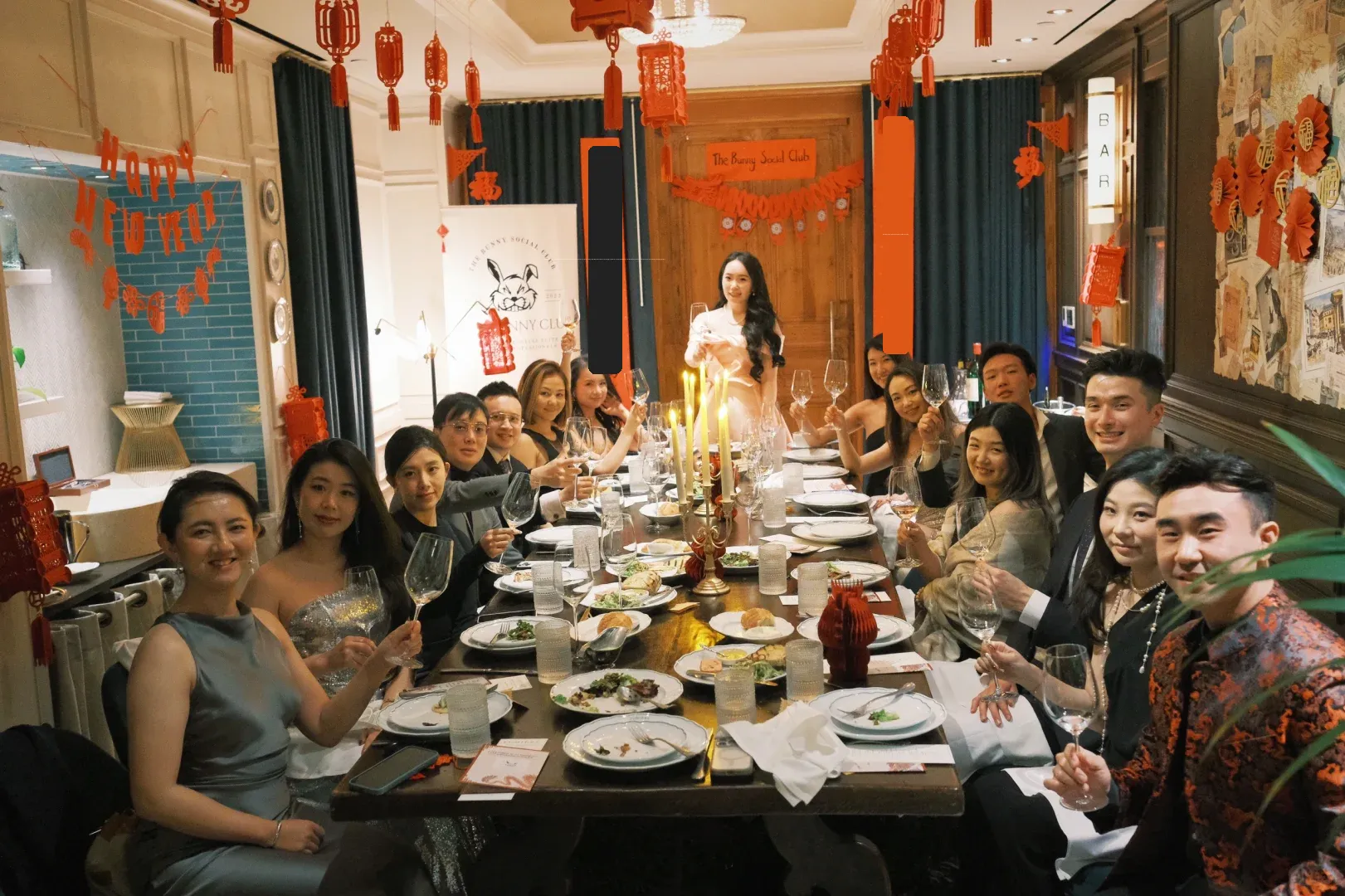 LA Youth Social Club New Year's Dom Pérignon Private Banquet 🍷🧧