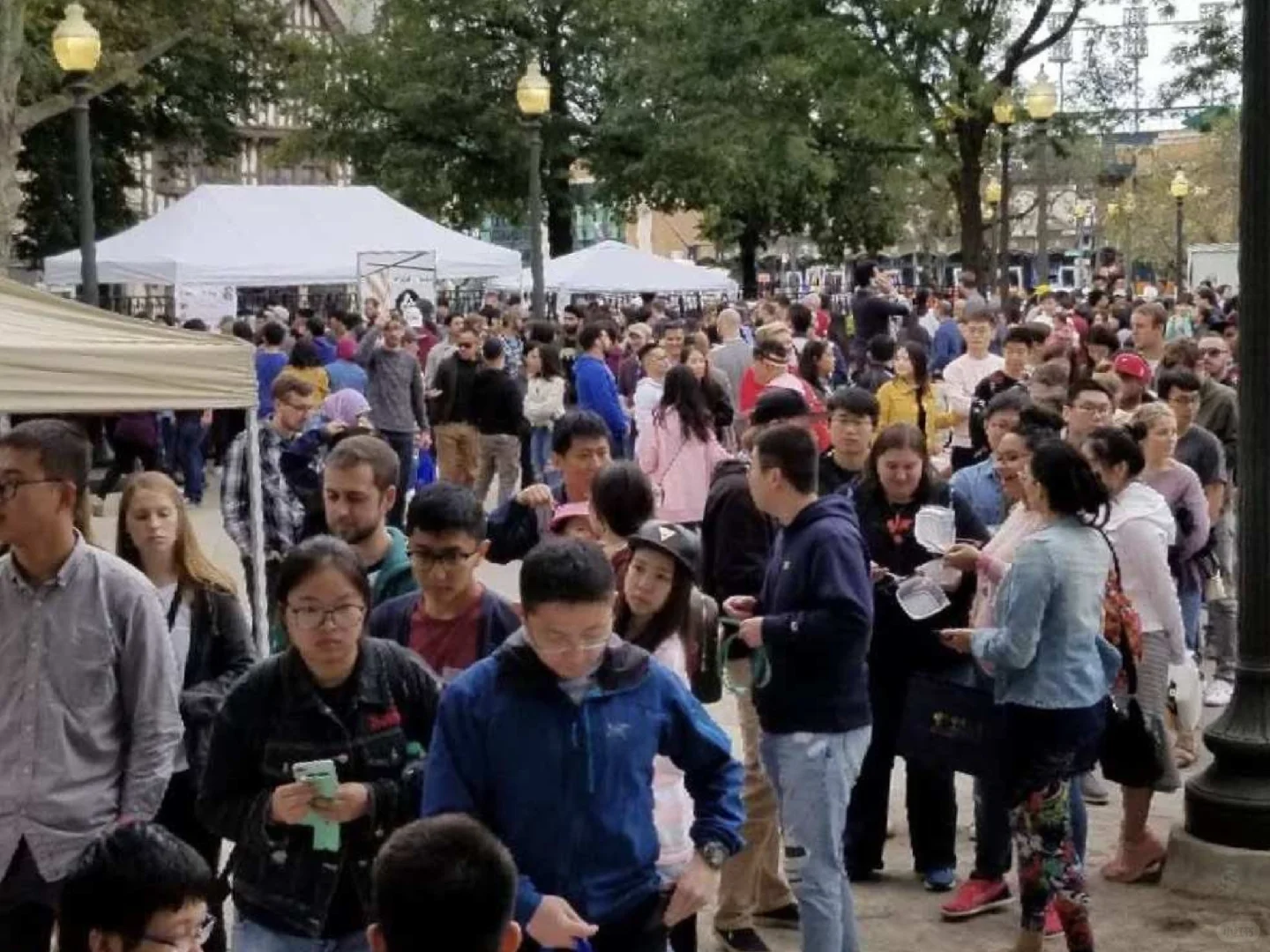 For the First Time, So Many Chinese People Are Seen in Downtown Detroit