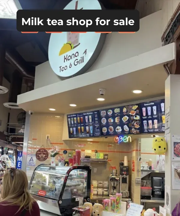 "Barstow Prime Location Bubble Tea Shop for Sale - Immigration Assistance Available"