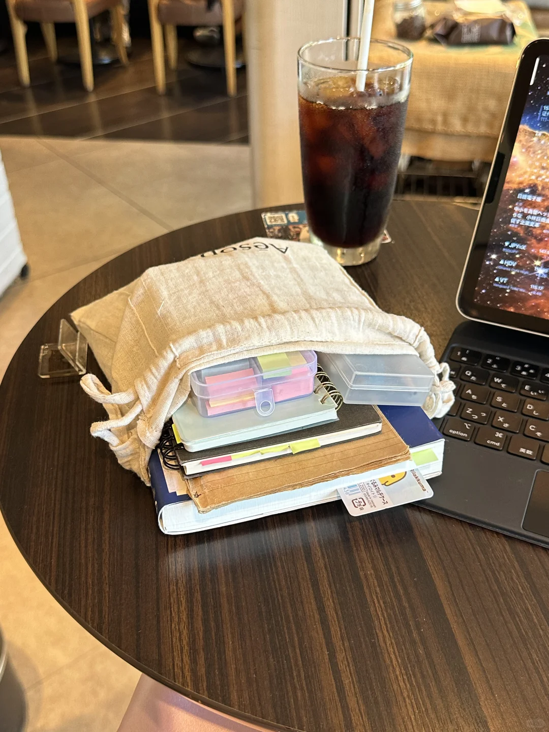 Studying at the Café Down the Block