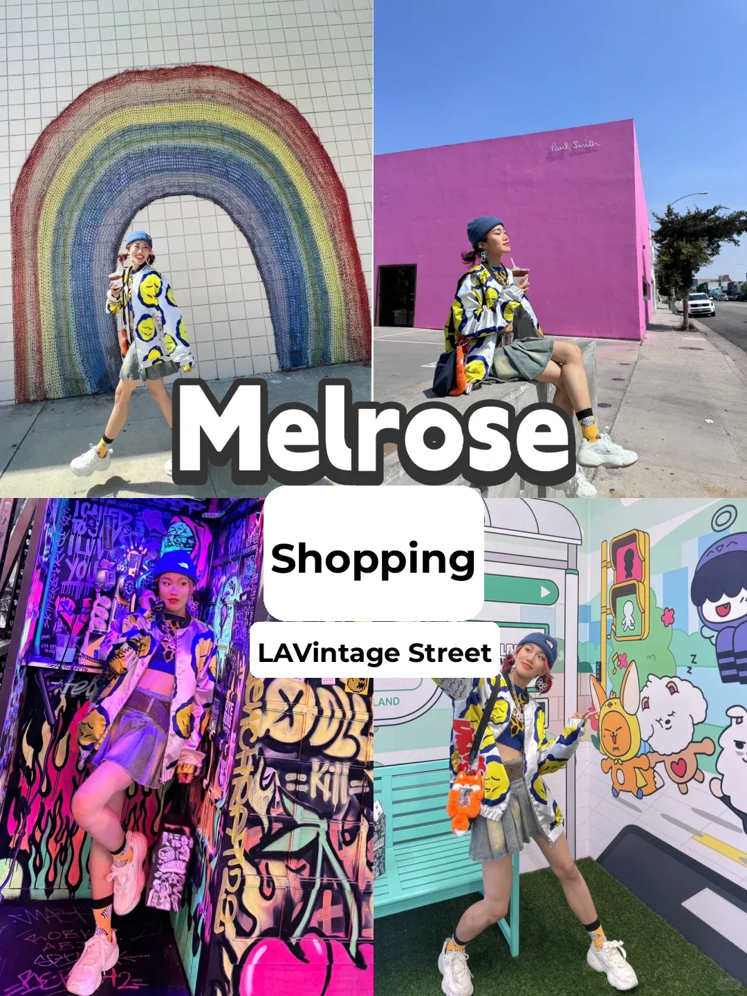 Melrose Ave Shopping Spree in LA 🛍️