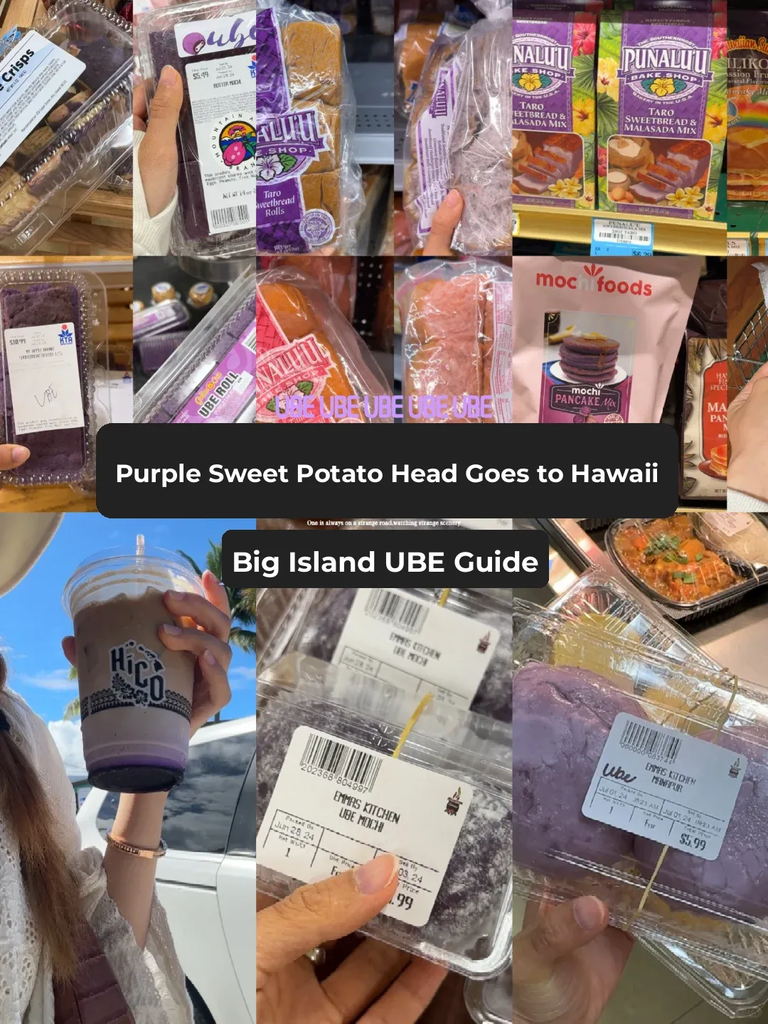 Purple Sweet Potato Fans Assemble! Taste Testing the Ube Series on Hawaii's Big Island