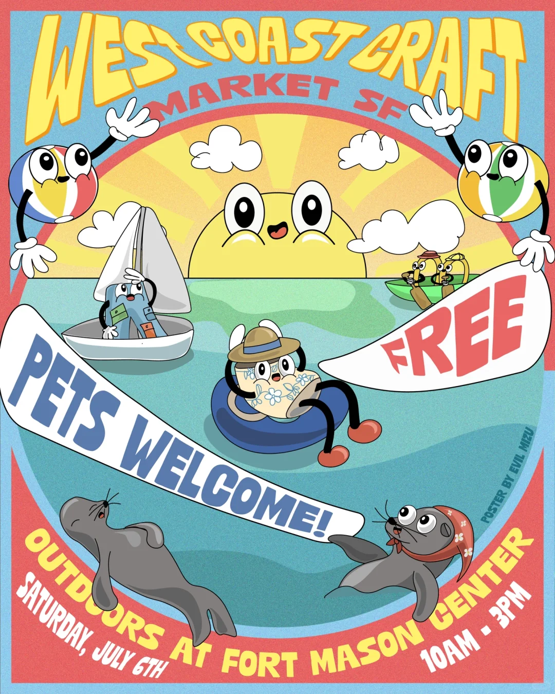 Giant Craft Fair in the Bay Area This 4th of July Weekend ❤️‍🔥 Don't Miss It!