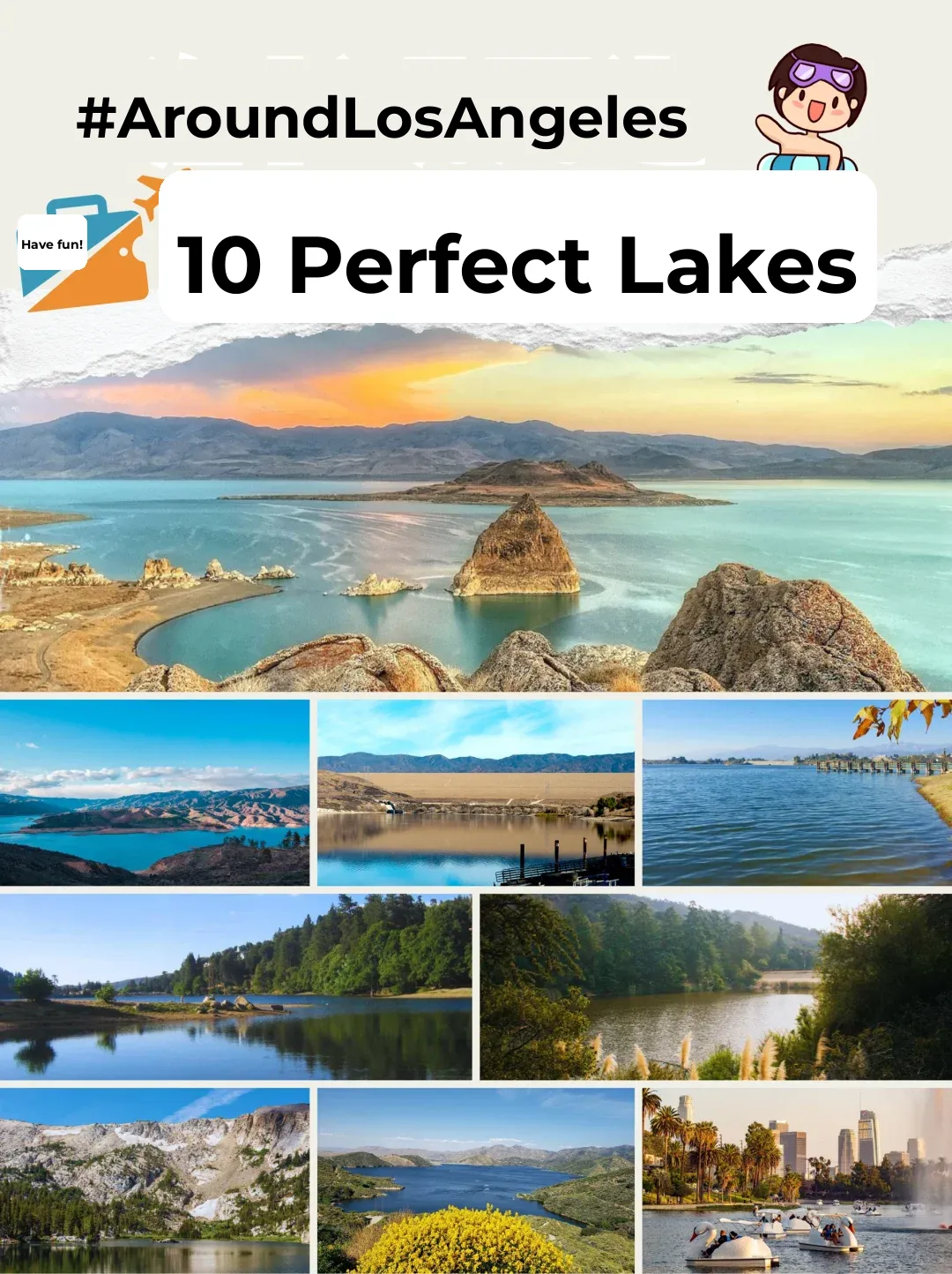 Top 10 Perfect Lakes Near LA for a Long Weekend Getaway!