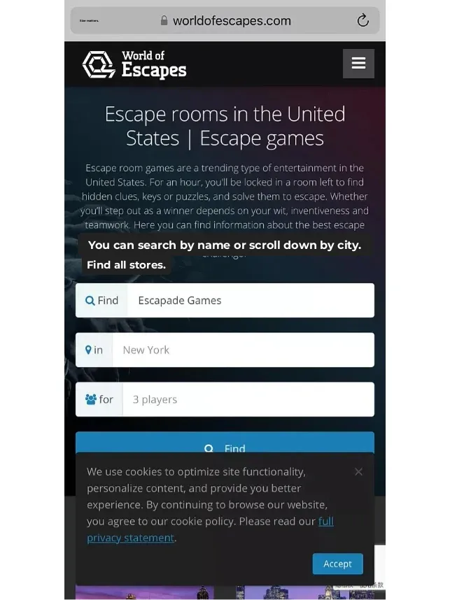 Please push this to LA's escape room enthusiasts via big data.