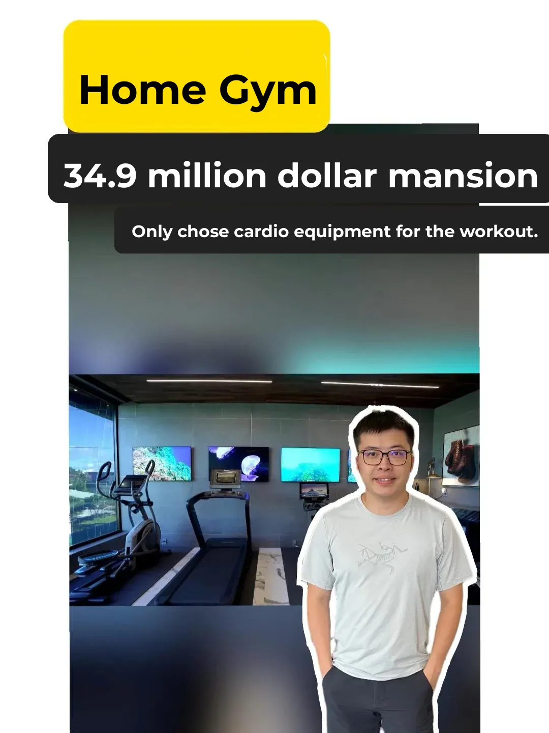 Home Gym | A $34.9 Million Luxury Mansion
