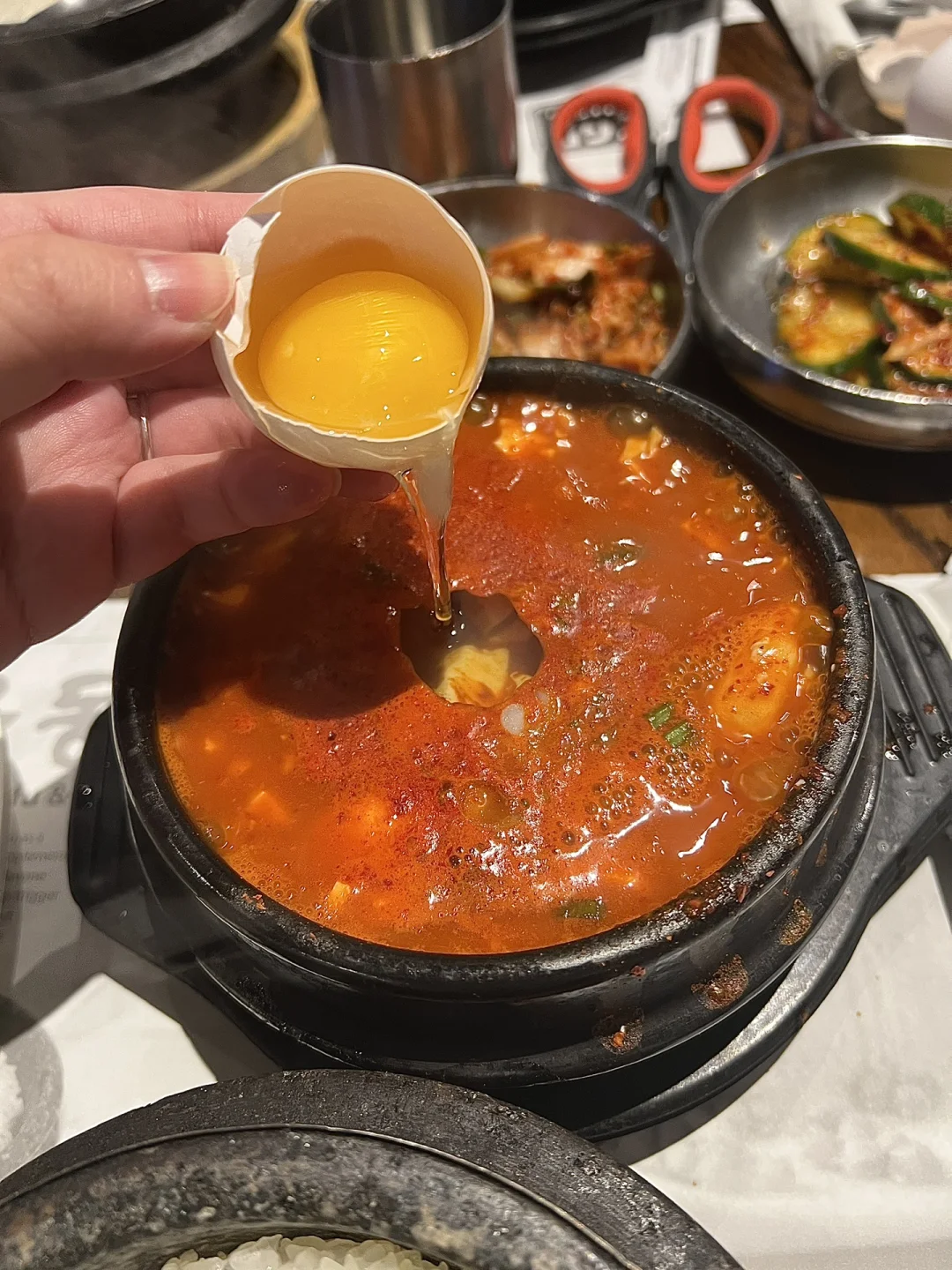 This Korean Tofu Soup Restaurant in Chicago 🥘 Is Packed to the Brim!