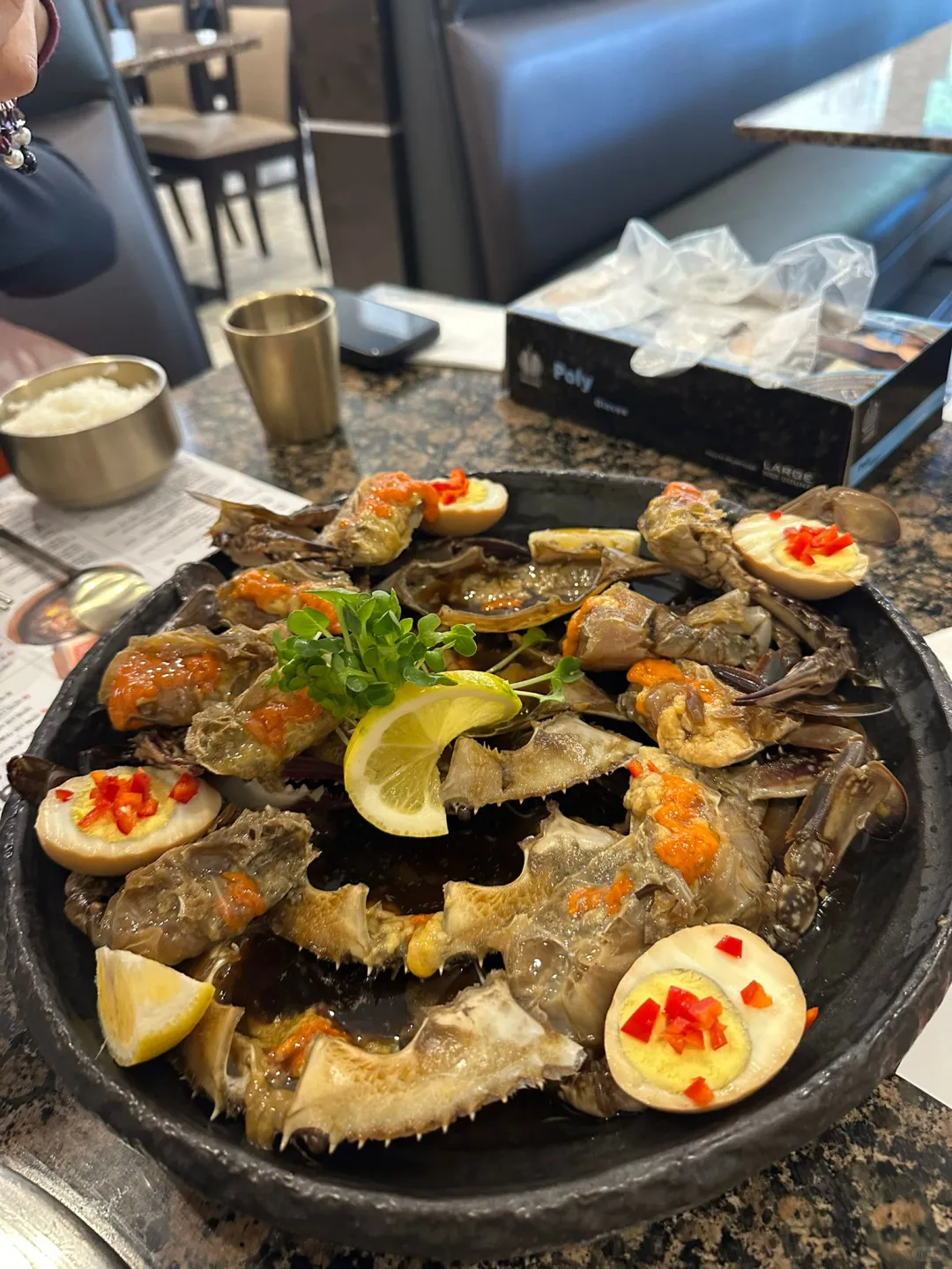 The Best Soy Sauce Marinated Crab in Los Angeles!