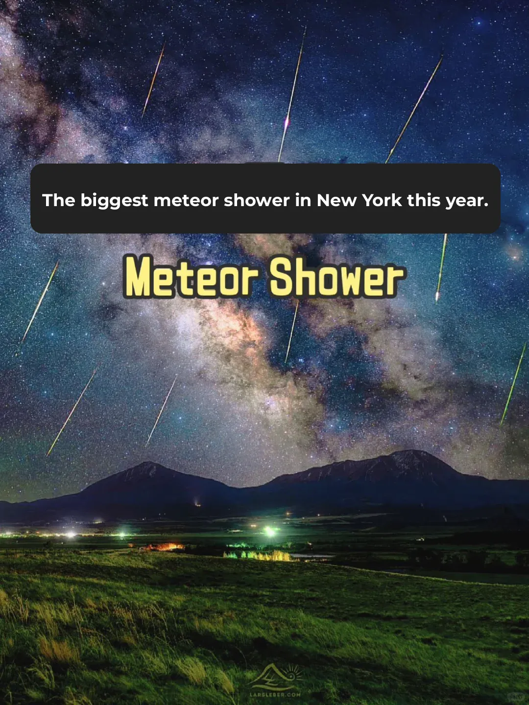 A Cosmic Love Affair: Two Meteor Showers Converge Over NYC 💫 Witness the Ultimate Romance of the Universe
