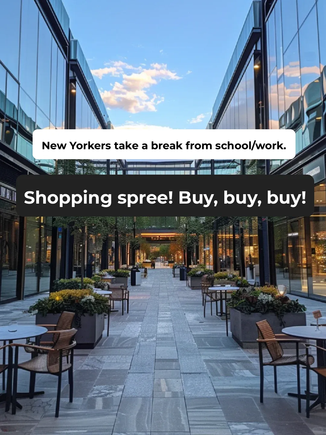 NYC folks hitting pause on school/work, heading out to shop 🛍️