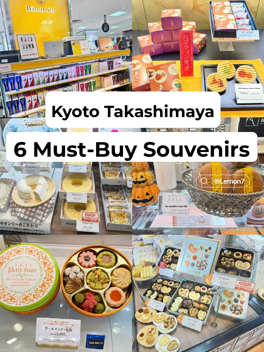 Top 6 Must-Buy Souvenirs at Kyoto Takashimaya