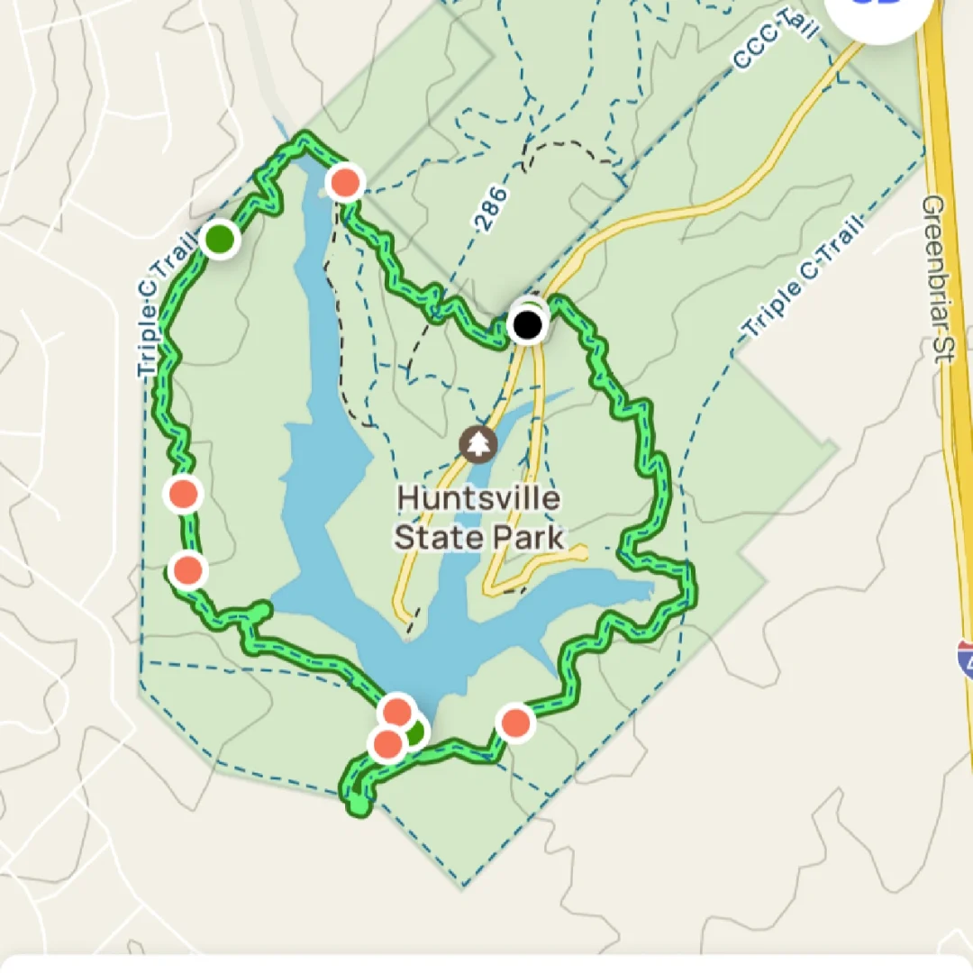 Hiking in Texas - Chinquapin Loop Trail