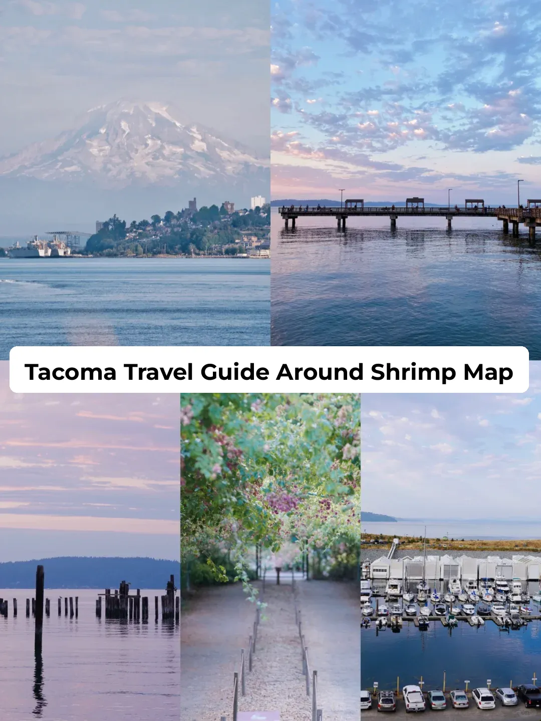Ultimate Tacoma Guide ▪️ Double the Romance ▫️ Harbor, Snow-Capped Mountains, and Sunsets