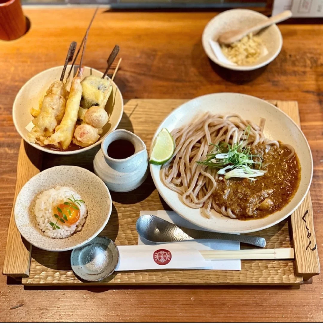 6/17 Visiting Little Bear's Favorite Curry Udon and Tempura Spot 🐻