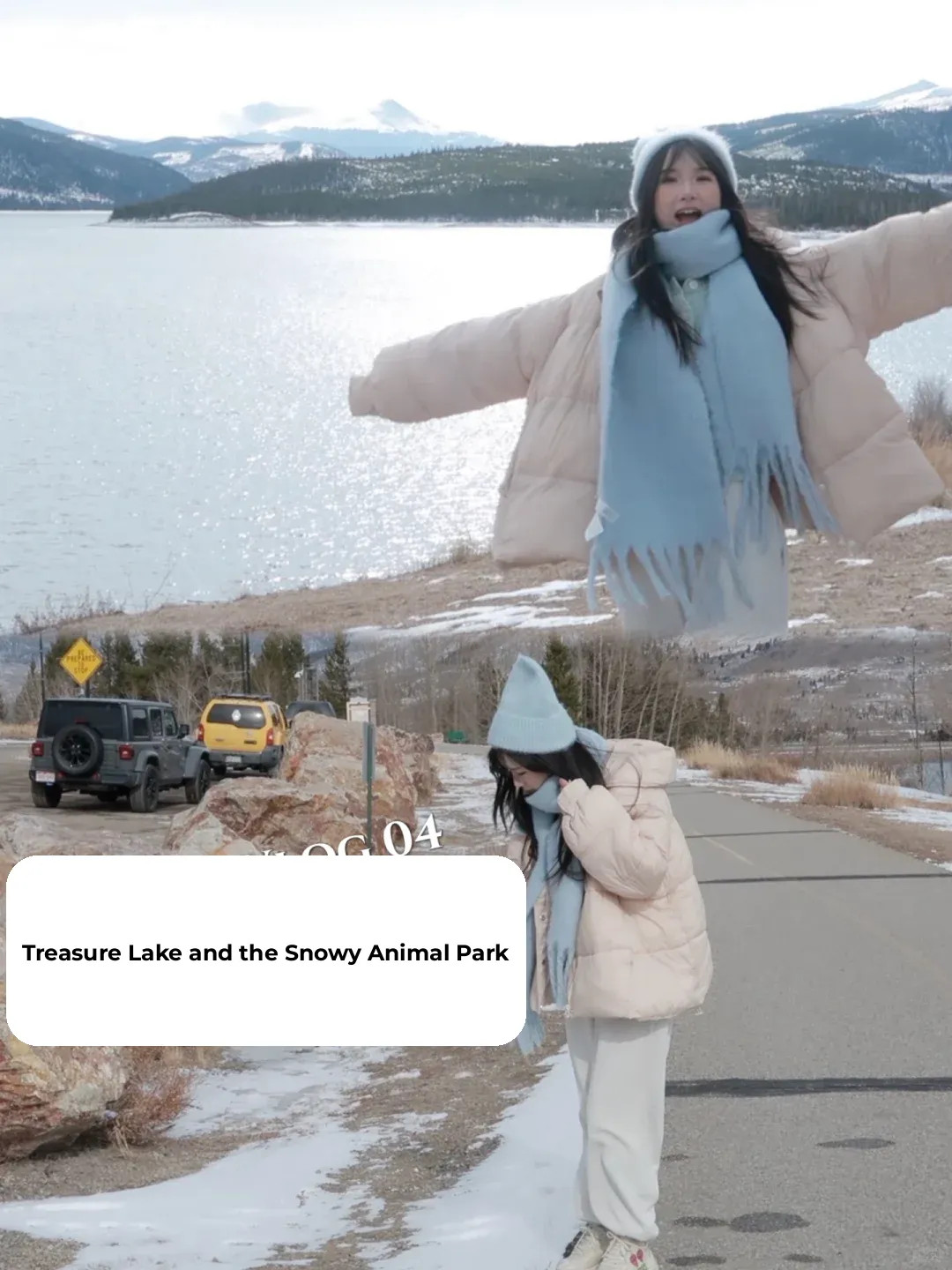 Denver | Hidden Gem Lakes and a Snowy Day at the Zoo 🐰