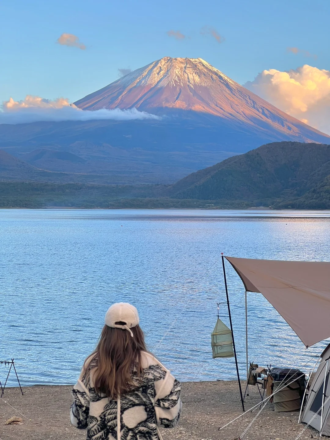 Snagged a spot at the super popular Fuji Mountain campsite! Weekend Camping Plog