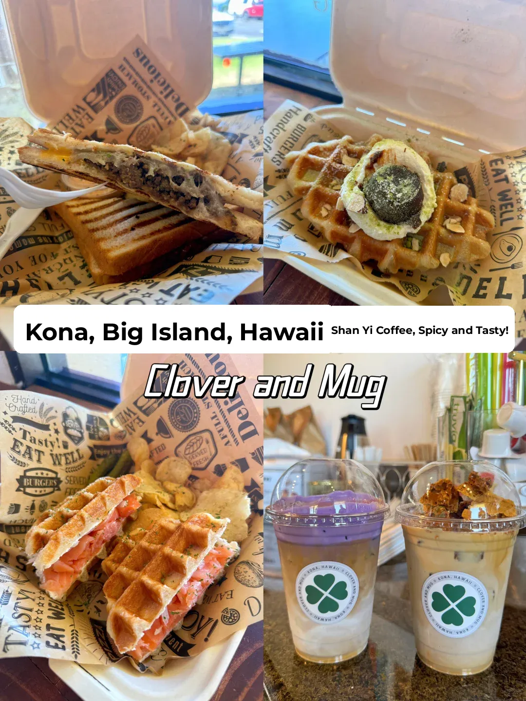 Hawaii 🌺 Big Island Kona: Korean Coffee at Clover and Mug
