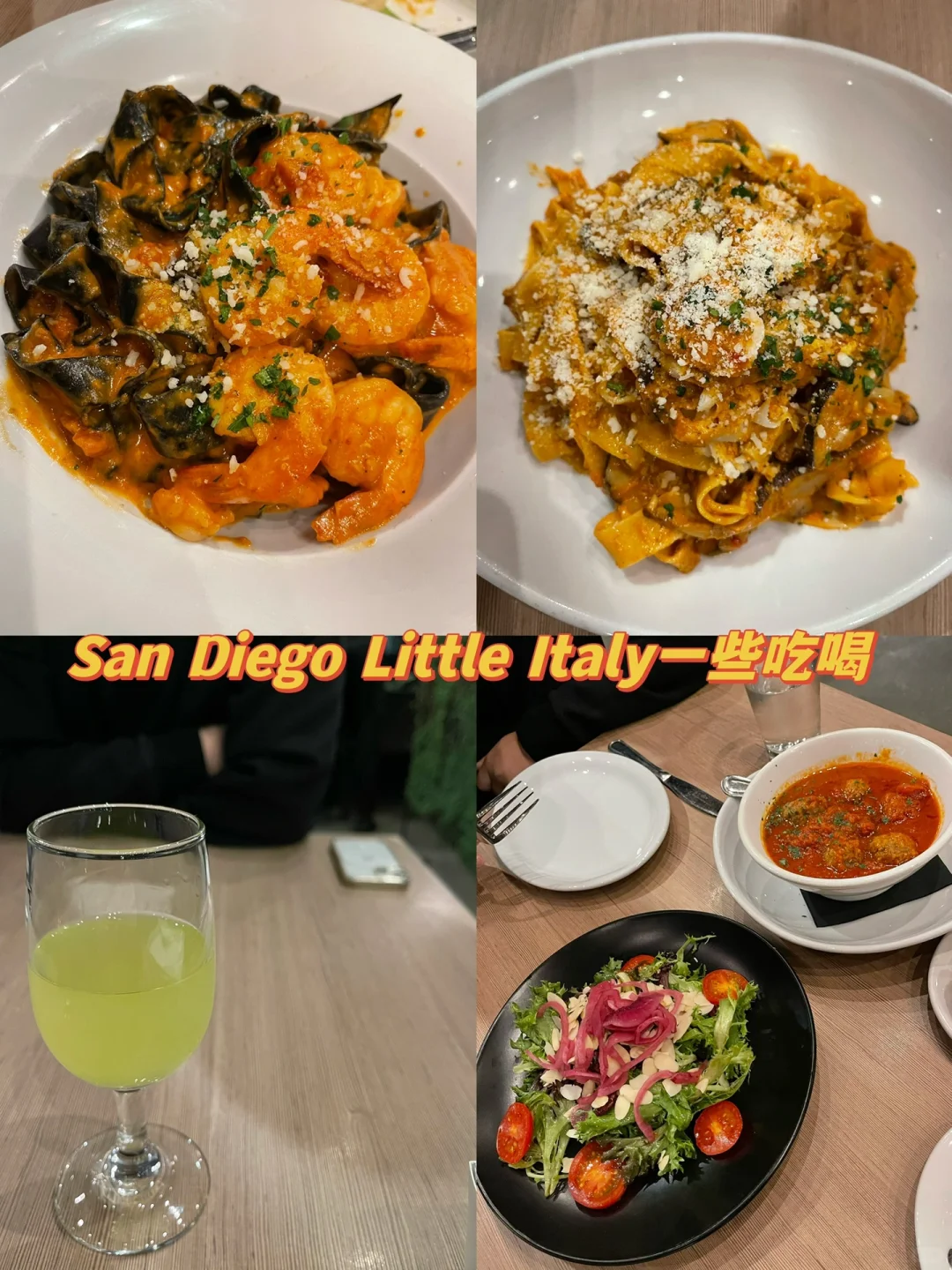 Eats and Drinks in San Diego's Little Italy