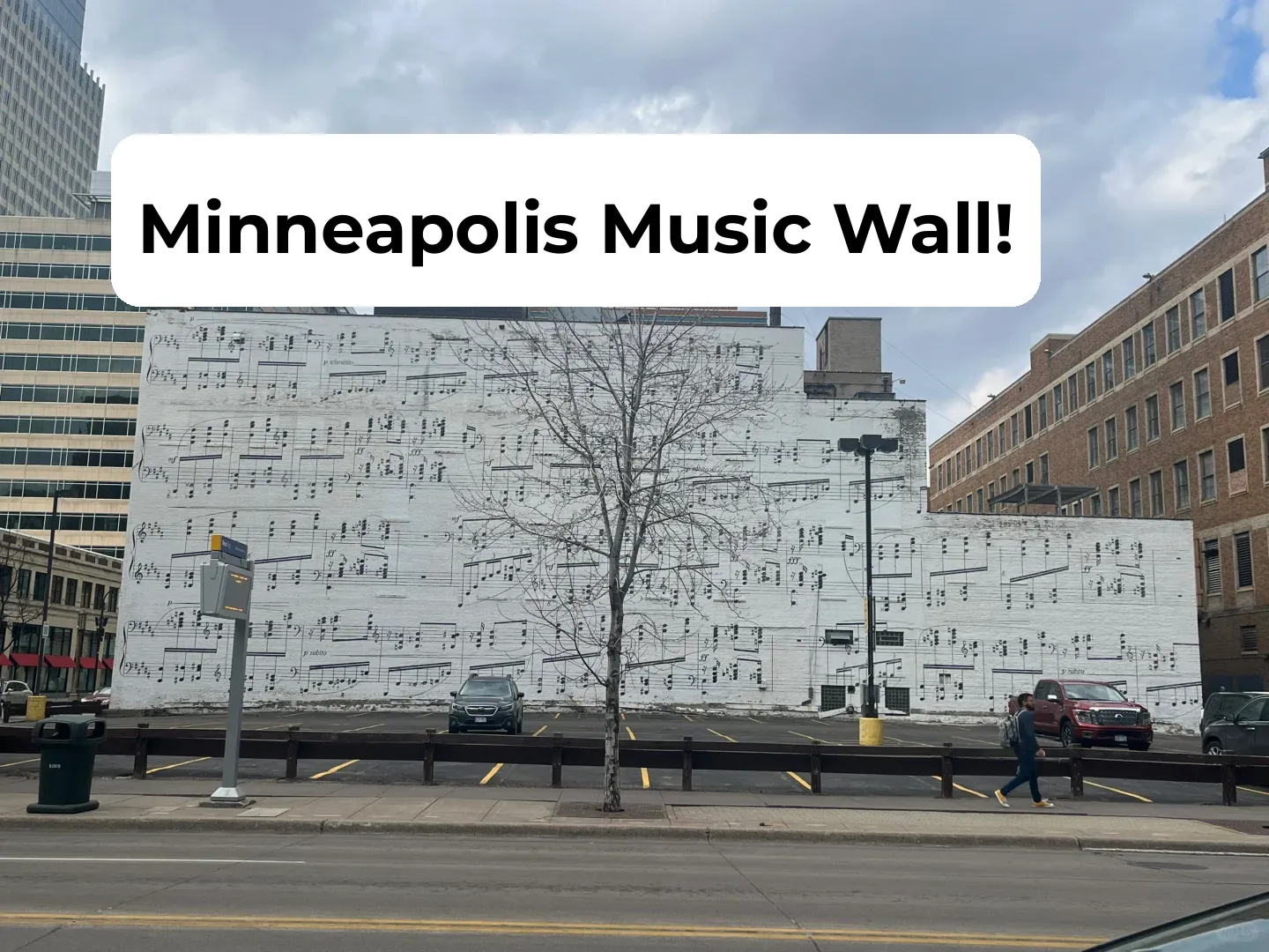 What Song is on the Minneapolis Sheet Music Wall?