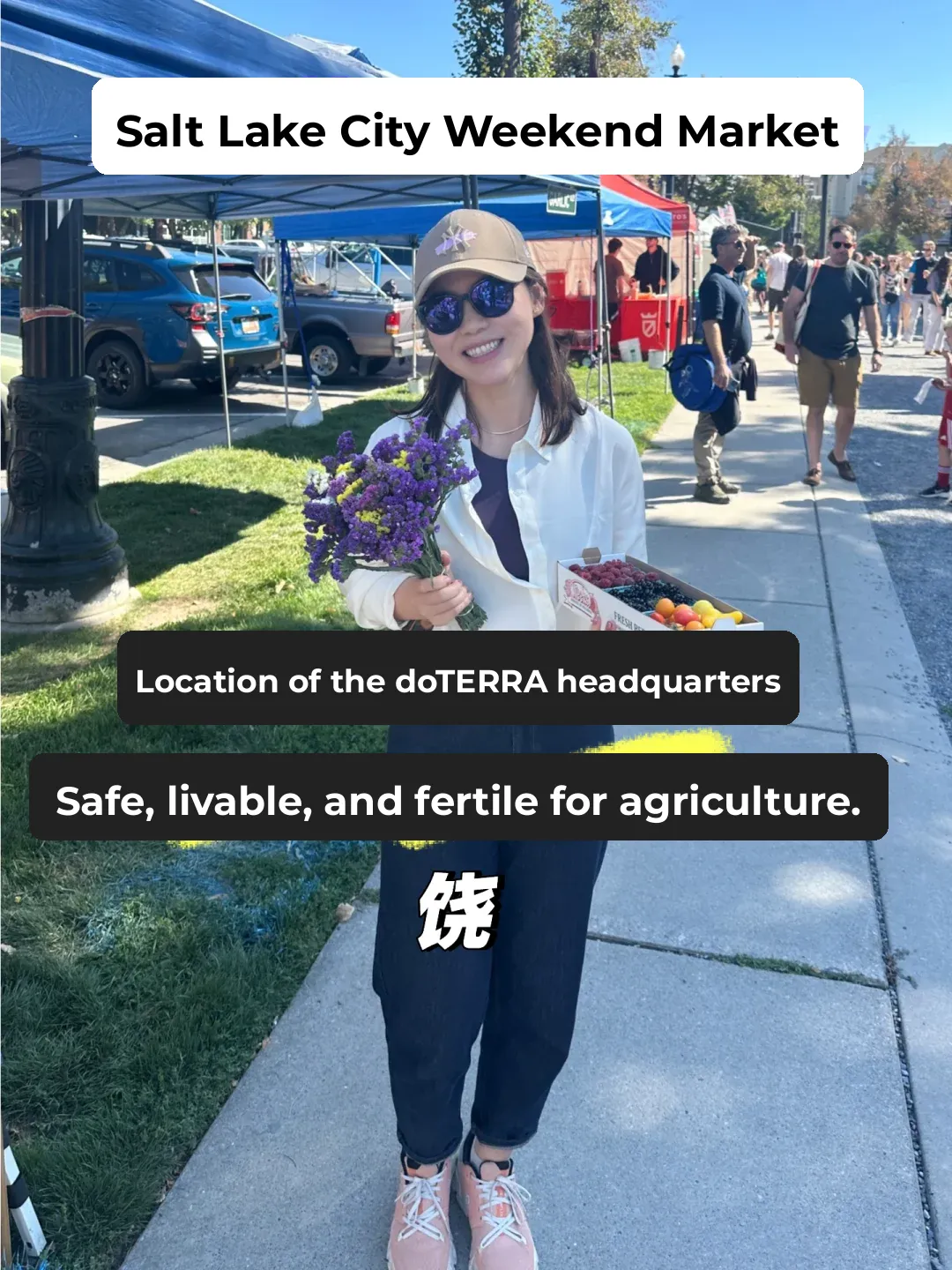 Weekend Market in Salt Lake City, USA – Home of doTERRA Headquarters