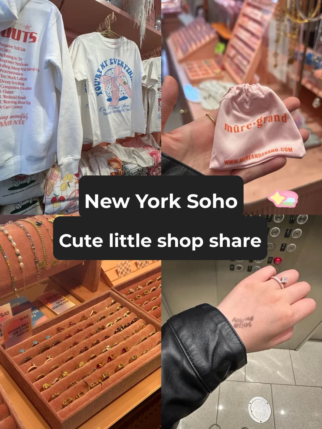Sharing the Adorable Boutiques in NYC's Soho 🌷💍