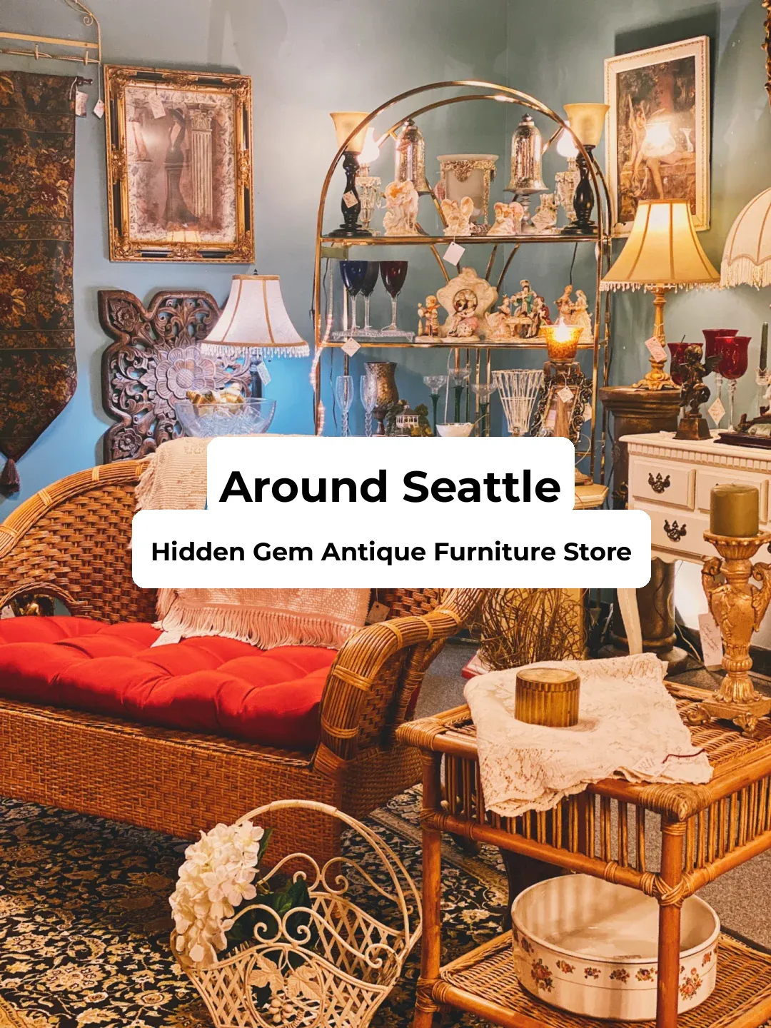 Around Seattle | Olympia's Must-Visit Antique Furniture Store 🥰