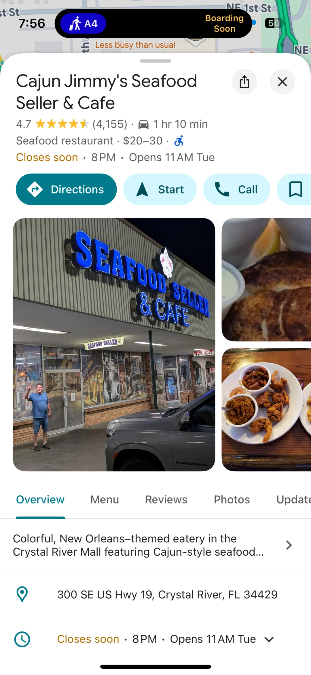 Highly Recommended: Crystal River Seafood