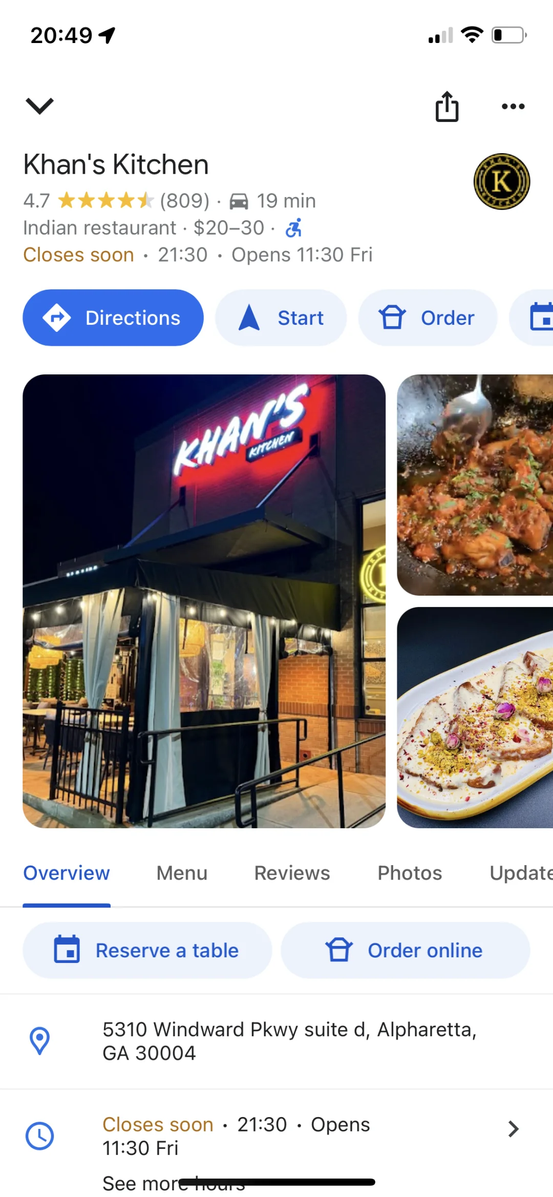 Atlanta Alpharetta: A Must-Try Restaurant Highly Recommended by My Indian Colleague