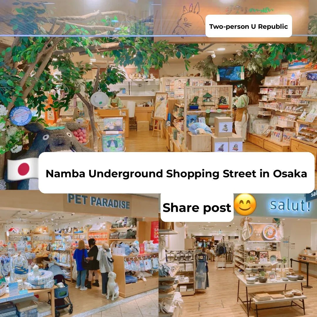 🇯🇵 Osaka Namba Underground Shopping Street | 🛍 Store Roundup | So Much Fun to Explore