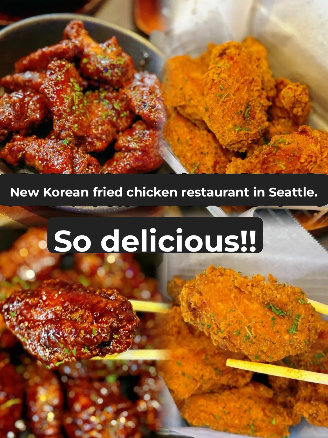 Seattle's got a new spot for bomb-ass Korean fried chicken! 😍