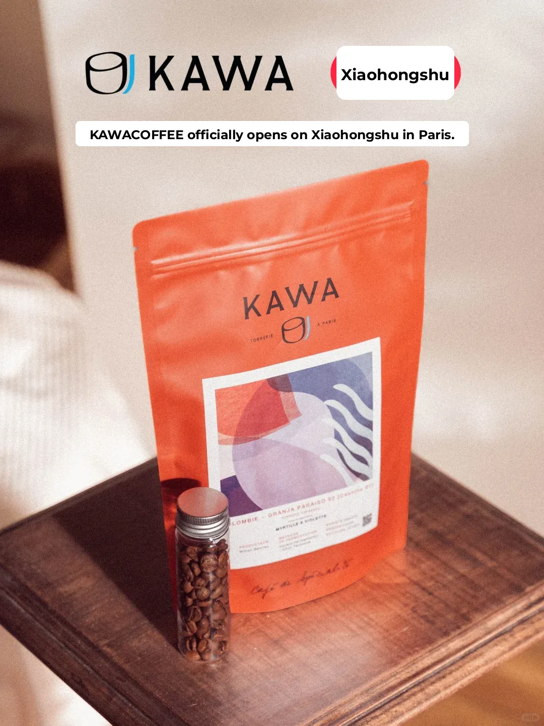 🇫🇷KAWA COFFEE Officially Joins Xiaohongshu! 🎉