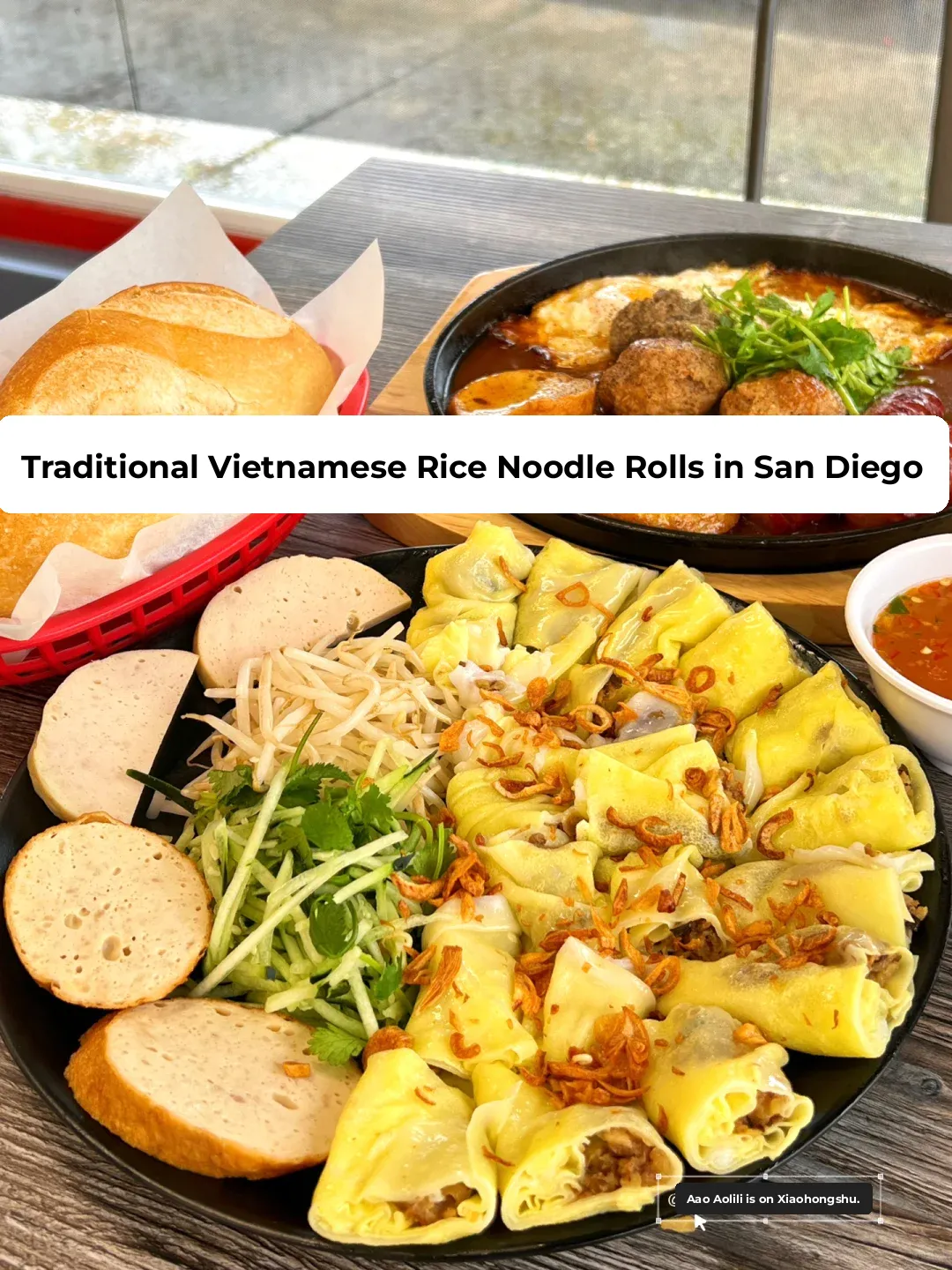 San Diego 🇻🇳 | Traditional Vietnamese Rice Rolls + Sizzling Meatball Teppanyaki 🧆