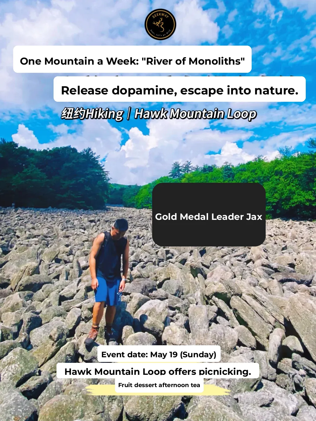 Pennsylvania's Hawk Mountain | Bouldering River Hike Team-Up