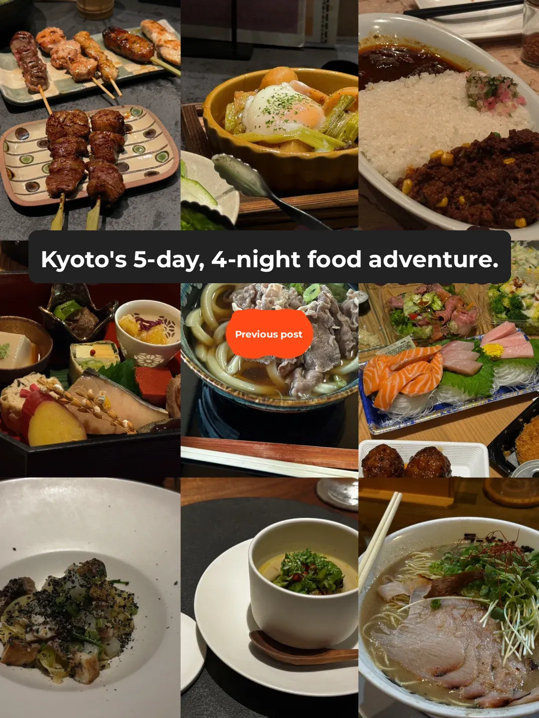 5 Days in Kyoto: A Culinary Journey (Part 1)